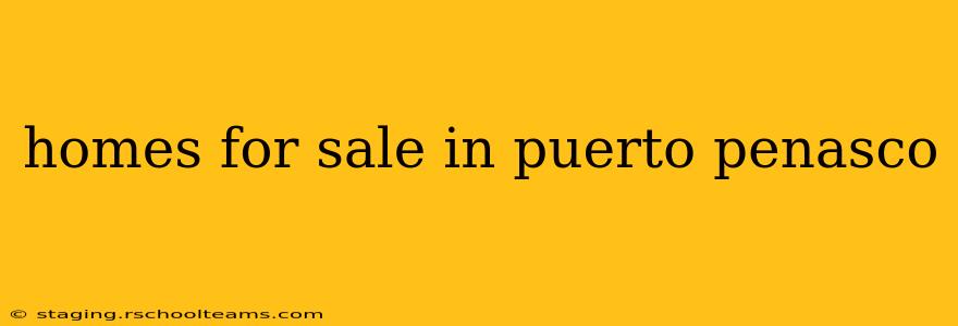homes for sale in puerto penasco