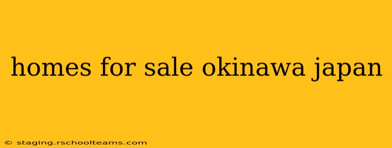 homes for sale okinawa japan