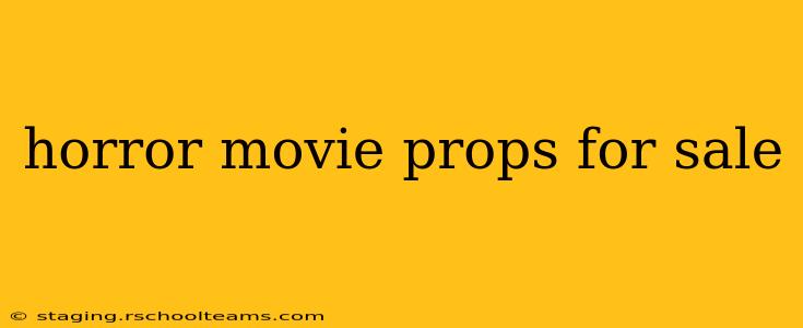 horror movie props for sale