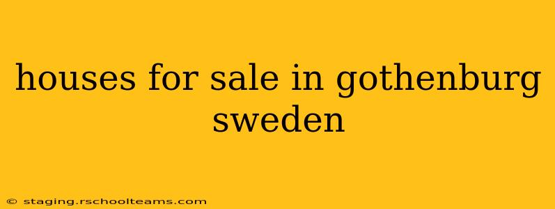 houses for sale in gothenburg sweden