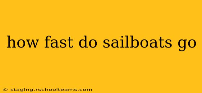how fast do sailboats go