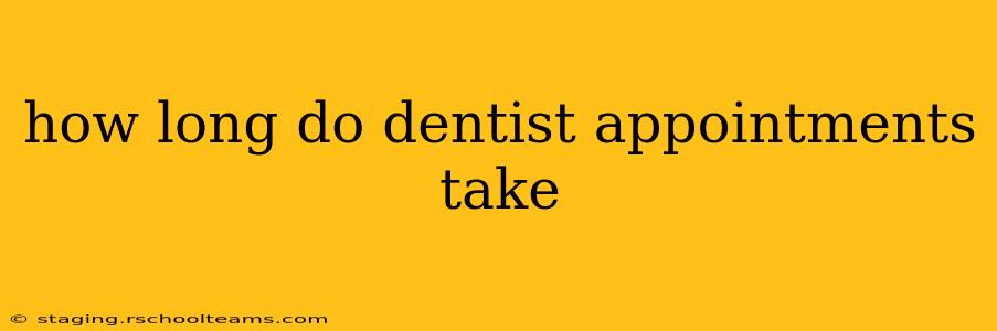 how long do dentist appointments take