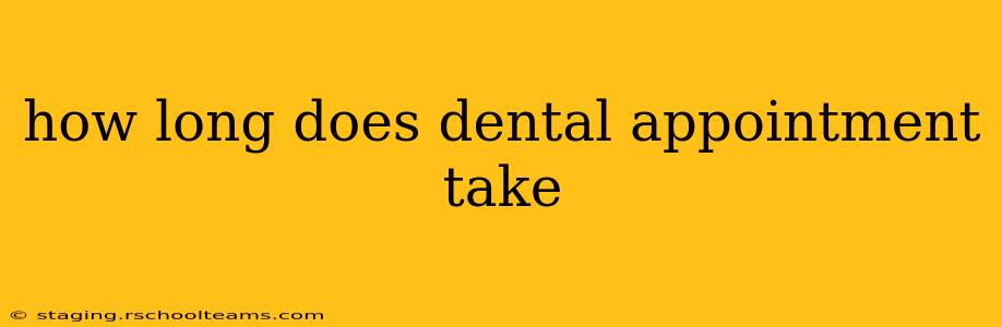how long does dental appointment take