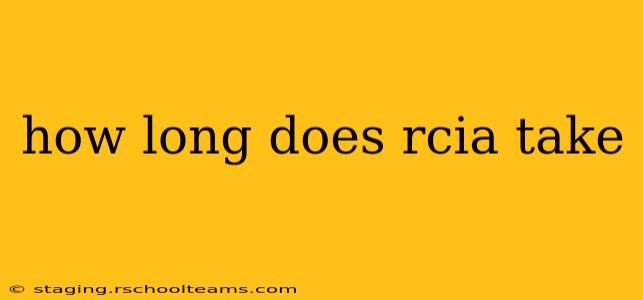 how long does rcia take