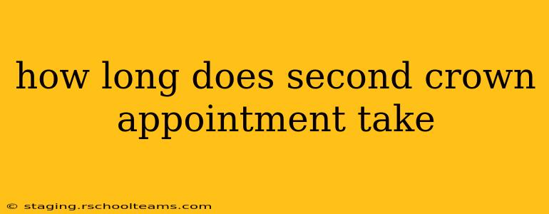 how long does second crown appointment take