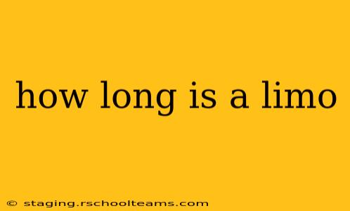 how long is a limo