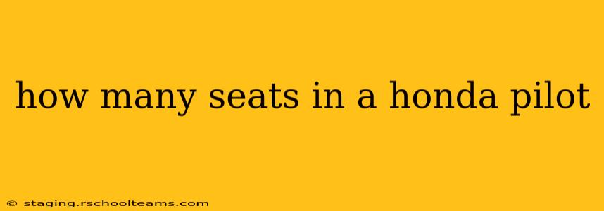 how many seats in a honda pilot