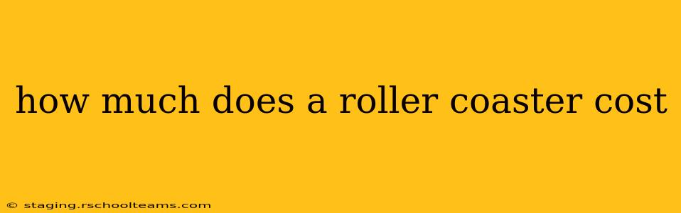 how much does a roller coaster cost