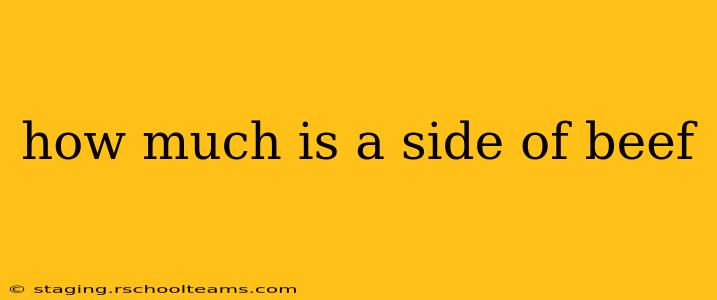how much is a side of beef