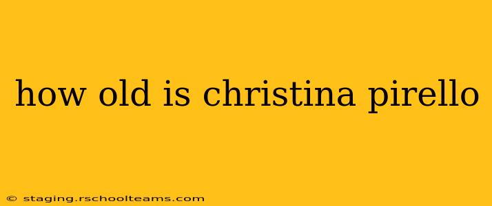 how old is christina pirello