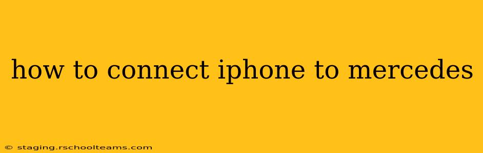 how to connect iphone to mercedes