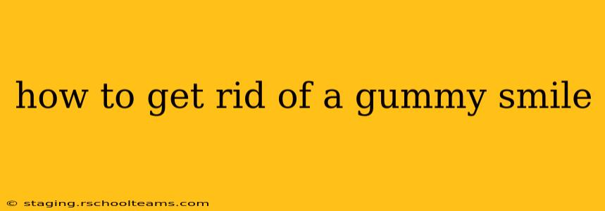 how to get rid of a gummy smile