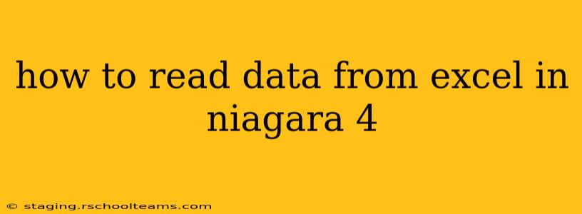 how to read data from excel in niagara 4
