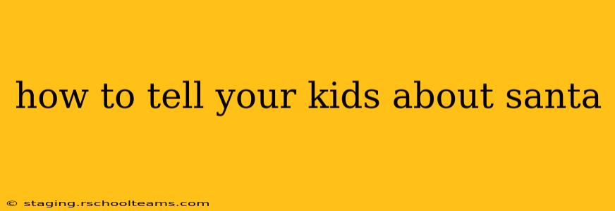 how to tell your kids about santa