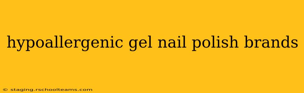hypoallergenic gel nail polish brands