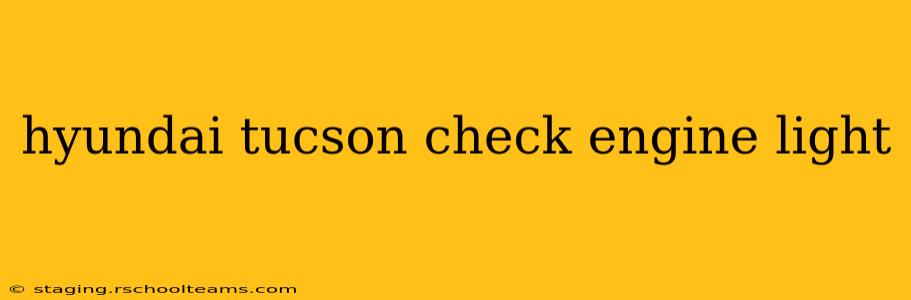 hyundai tucson check engine light