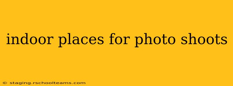 indoor places for photo shoots