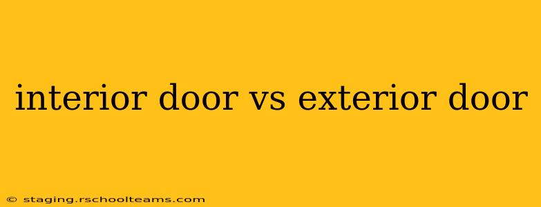 interior door vs exterior door