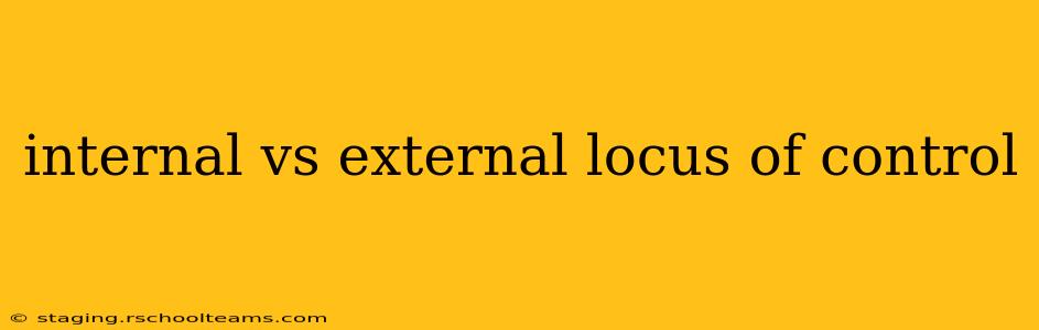 internal vs external locus of control