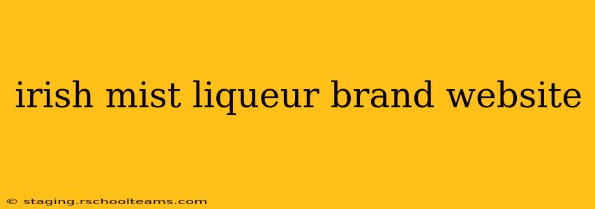 irish mist liqueur brand website