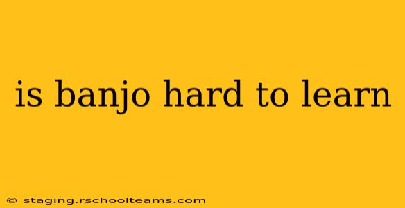 is banjo hard to learn