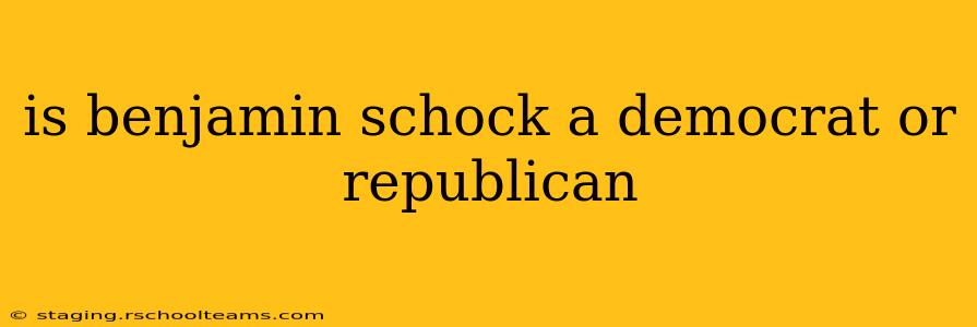 is benjamin schock a democrat or republican
