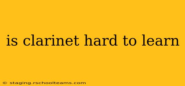 is clarinet hard to learn