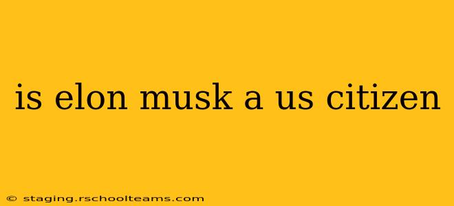 is elon musk a us citizen