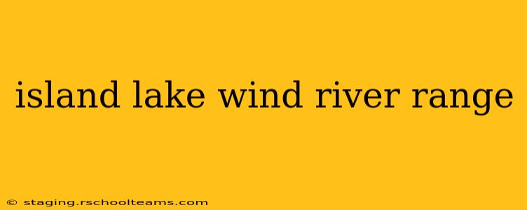 island lake wind river range