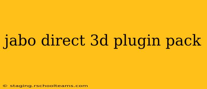 jabo direct 3d plugin pack
