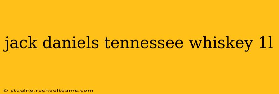 jack daniels tennessee whiskey 1l