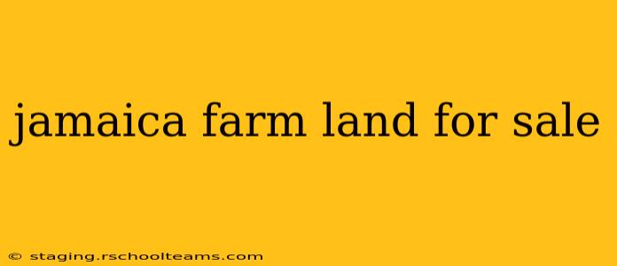 jamaica farm land for sale