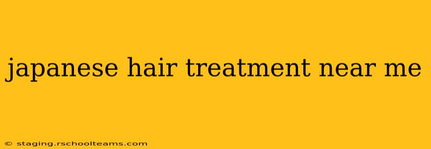japanese hair treatment near me