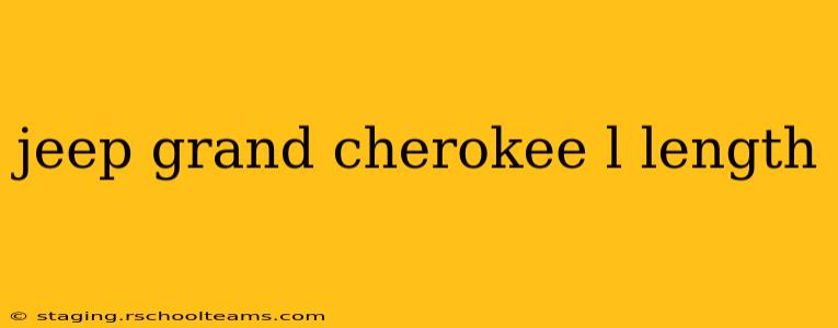 jeep grand cherokee l length