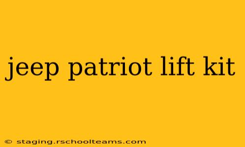 jeep patriot lift kit