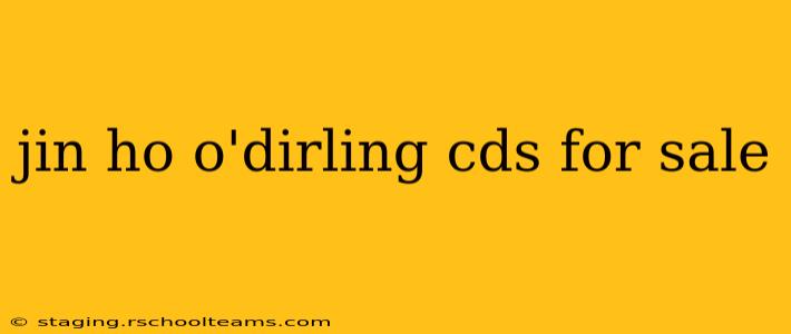 jin ho o'dirling cds for sale