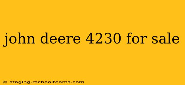 john deere 4230 for sale