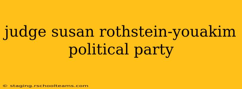 judge susan rothstein-youakim political party