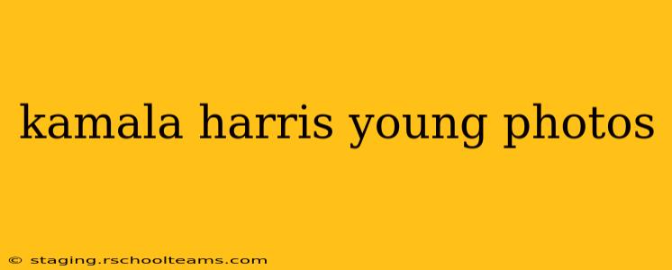 kamala harris young photos