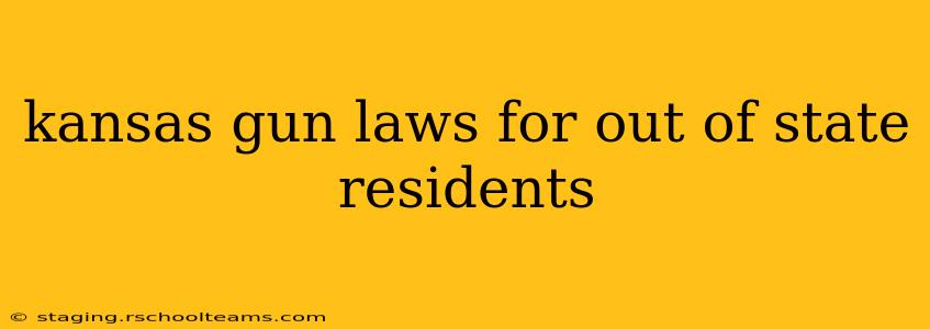 kansas gun laws for out of state residents