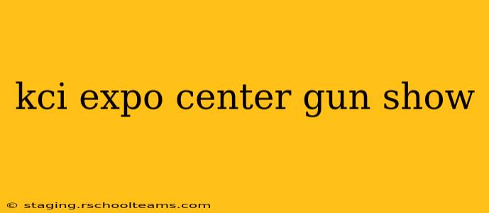 kci expo center gun show