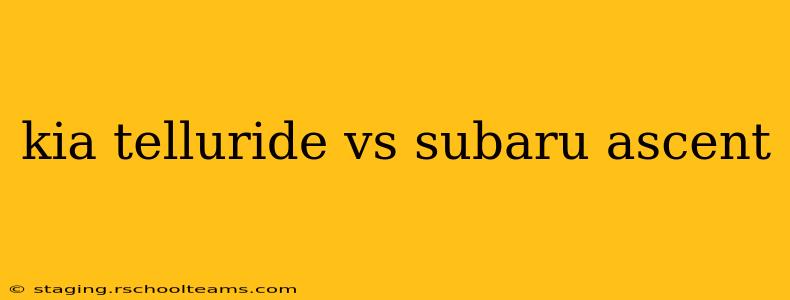 kia telluride vs subaru ascent