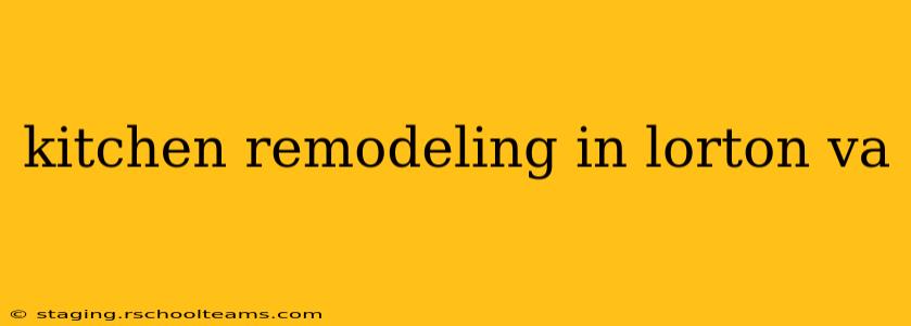 kitchen remodeling in lorton va