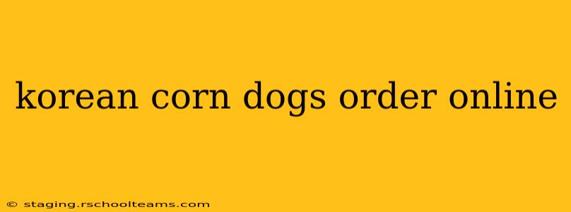 korean corn dogs order online