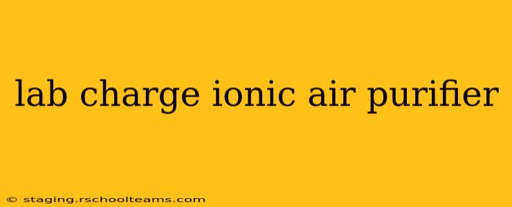 lab charge ionic air purifier
