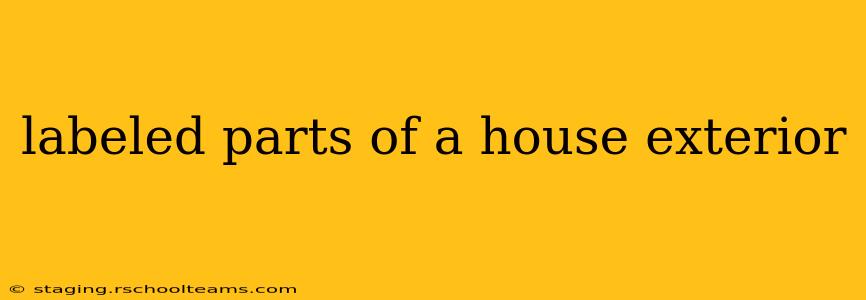 labeled parts of a house exterior