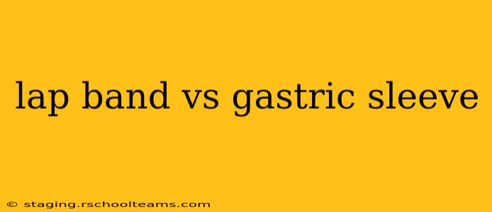 lap band vs gastric sleeve