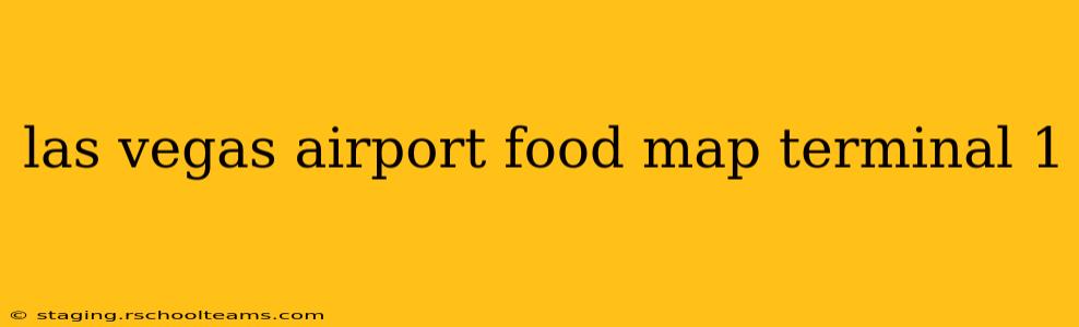 las vegas airport food map terminal 1
