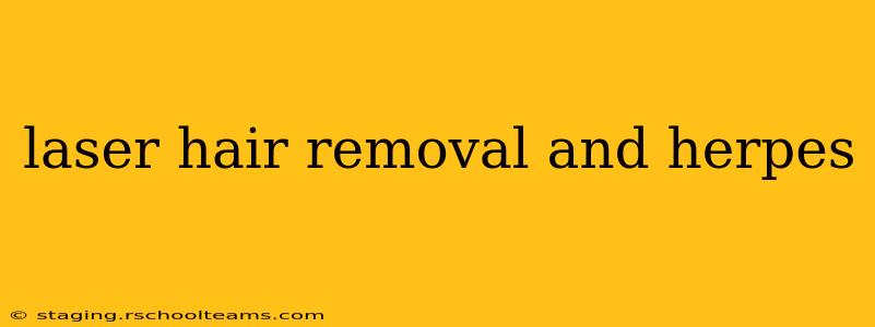 laser hair removal and herpes