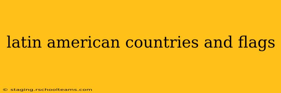 latin american countries and flags